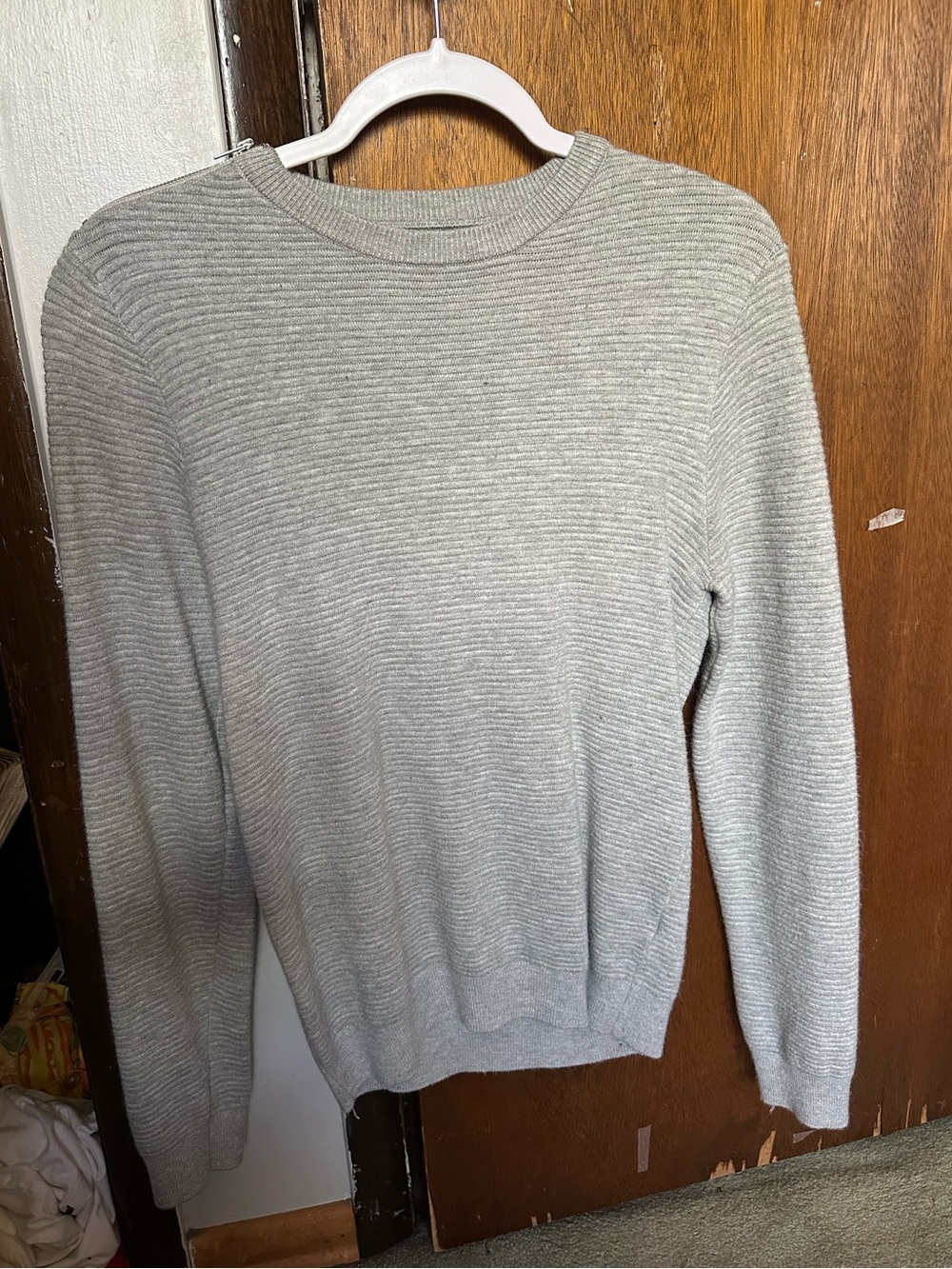 Men's Ribbed Crewneck Sweater